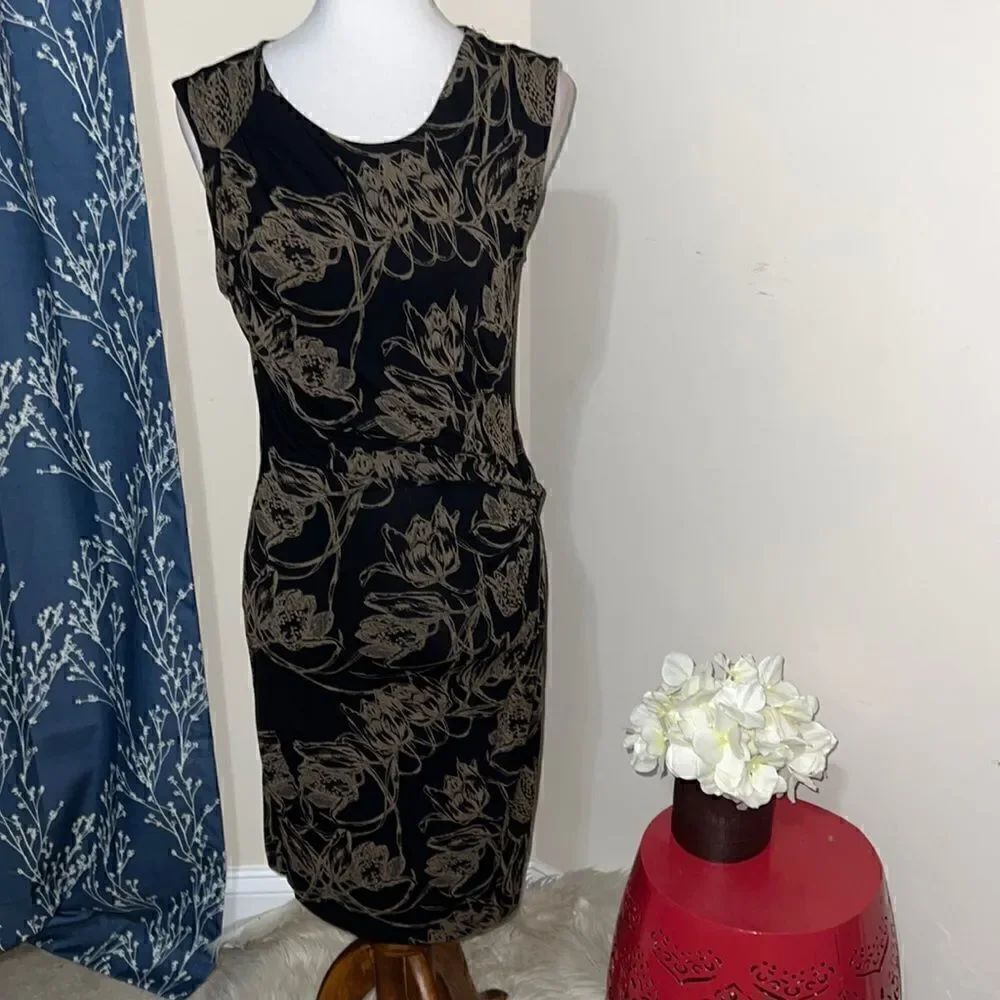 Anthropologie | Anthro Leifdottir Tulipa Floral Sleeveless Sheath Dress sz S
